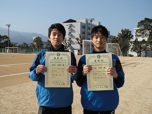 【左】岡田さん、【右】大島さん（優秀選手）