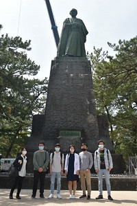 桂浜公園（龍頭岬）の坂本竜馬像