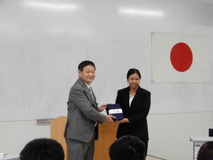 KOSEN-KMITLから記念品をいただきました