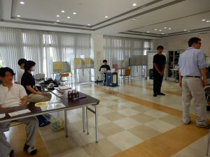 投票会場の様子①