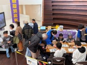 新居浜高専ブース（学校紹介・体験コーナー）の様子