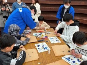 Bigfatペンギン組立体験コーナー