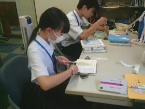 図書受入準備作業②