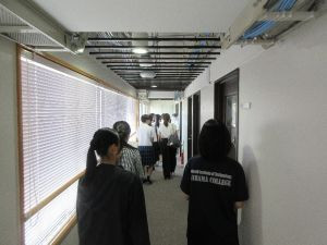 学寮見学の様子②