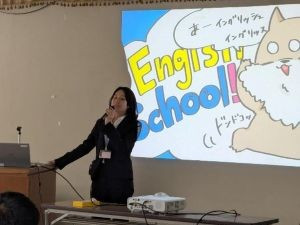 発表の様子(阪下さん)