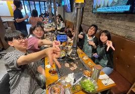 フェアウェル夕食会 サムギョプサル!