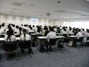 会社説明の様子
